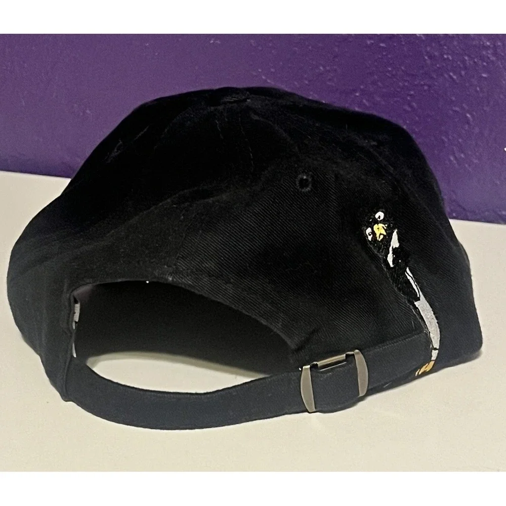 Vintage 90 Pittsburgh Penguins Strapback Hat NHL Sports Specialties Blockhead